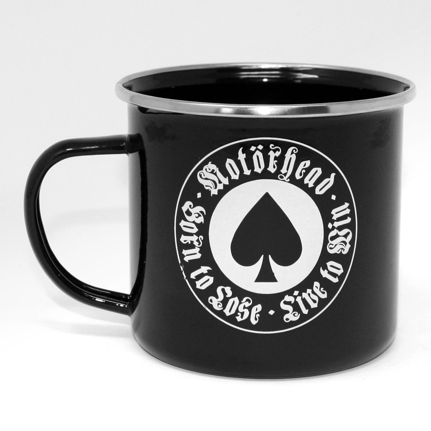 Motörhead BORN TO LOSE Emaille Kaffeebecher Tasse