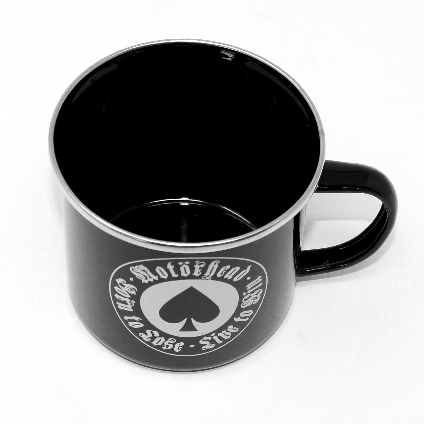 Motörhead BORN TO LOSE Emaille Kaffeebecher Tasse