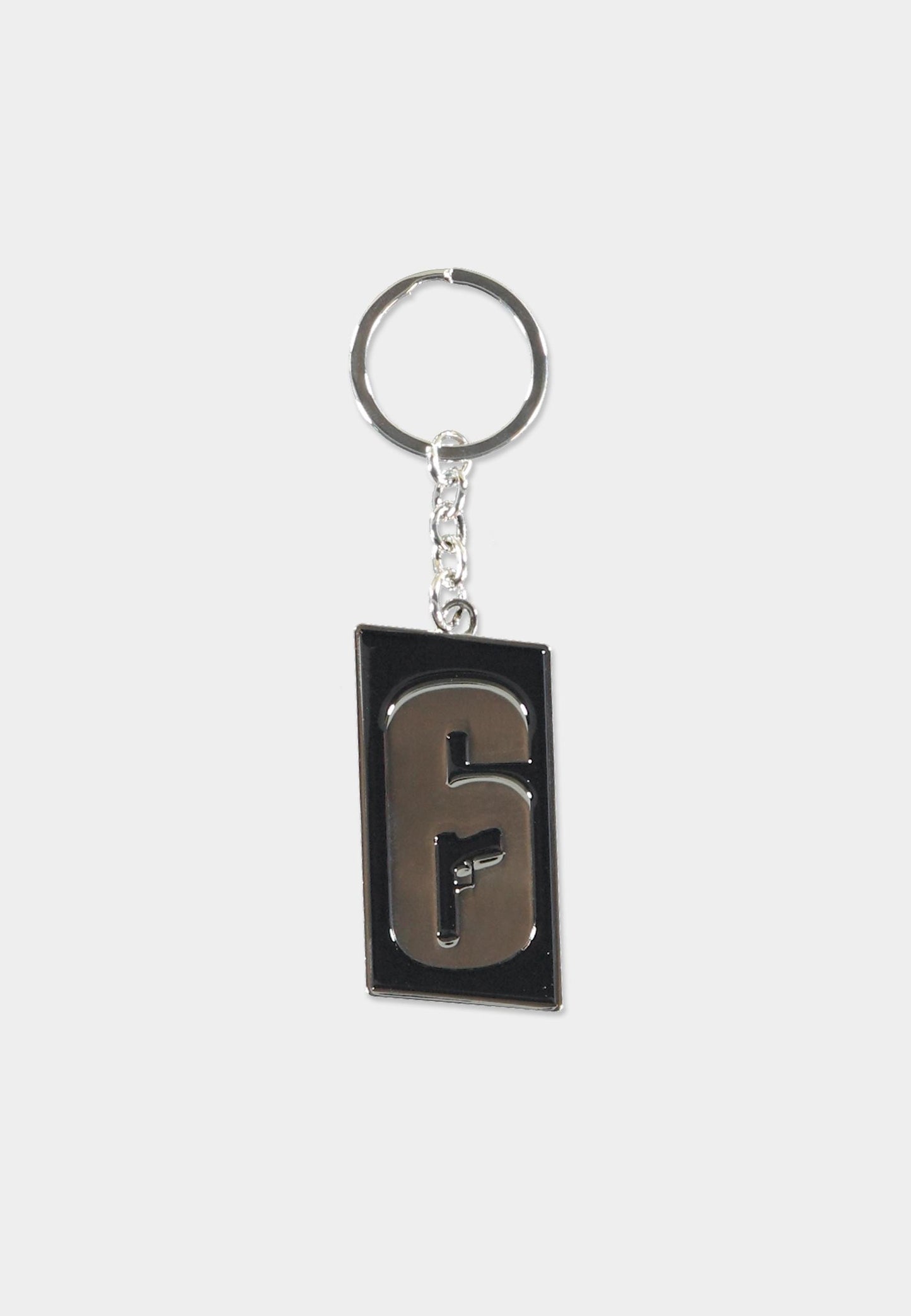 6-Siege - Metal Logo Keychain