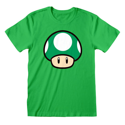 Nintendo Super Mario – 1-UP Mushroom T-Shirt GRÖSSE M-L-XL-XXL NEU TOP
