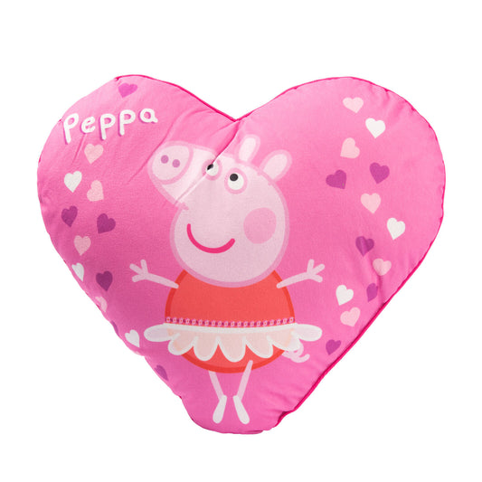 Peppa Wutz Kissen - Plüsch Herz Neu + Ovp