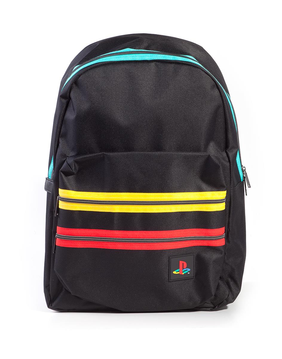 Playstation - Black Retro Logo Backpack Rucksack Neu