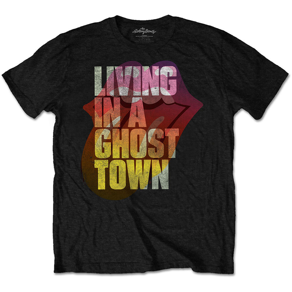 The Rolling Stones T-SHIRT Unisex Tee: Ghost Town GRÖSSE M-L-XL-XXL NEU TOP