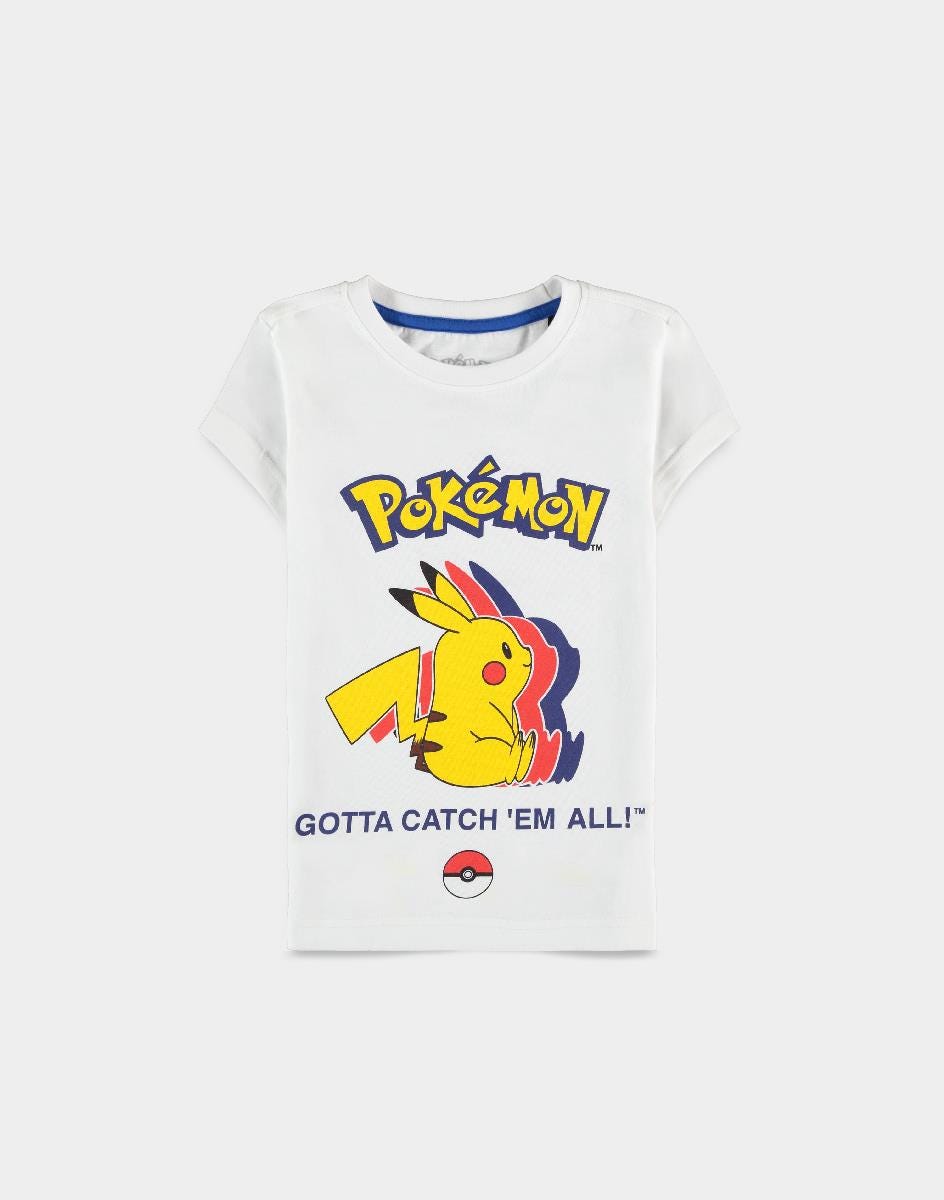 Pokémon - Silhouette - Girls Short Sleeved T-shirt