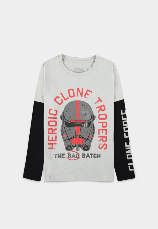 Star Wars: The Bad Batch - Hunter - Double Sleeved T-shirt