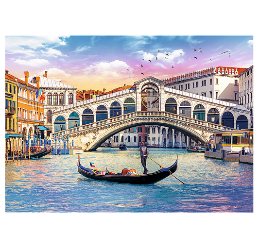 Puzzle Trefl 500 Teile Venedig Venice Venezia Rialto Brücke Neu + OVP